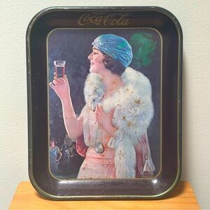 Coca-Cola 1925 promotional lithographic serving tray (1973 reproduction)